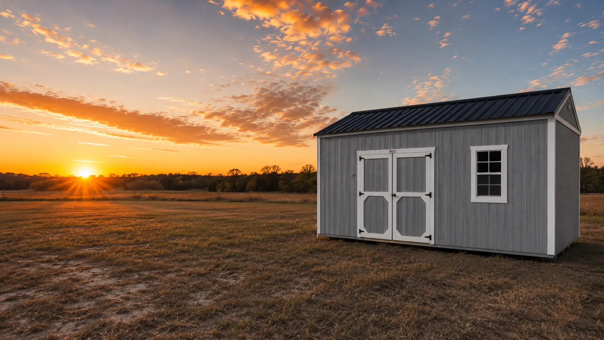 Speedy Sheds 12x20 storage shed
