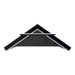 Builder render of the Deluxe Dormer, a broad peaked roofline with light trim edges