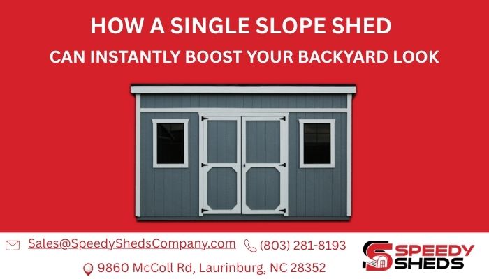 Single Slope Shed