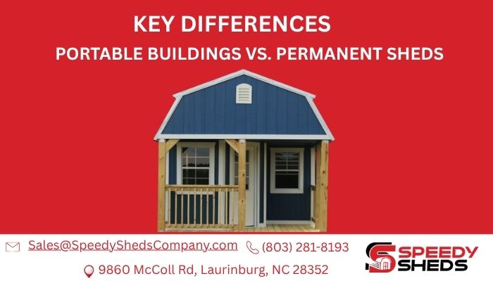 Portable Buildings vs. Permanent Sheds